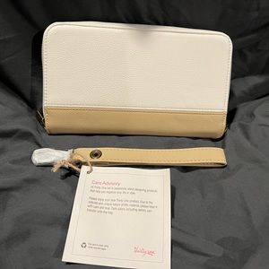 Thirty-One All About the Benjamin’s Wallet & Wristlet Strap - Off White